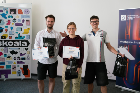 Vítězové hackathonu VŠCHT 2025